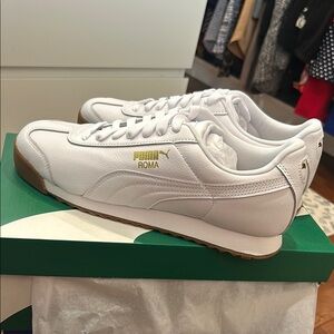 Puma Roma Classic White Men's Shoes